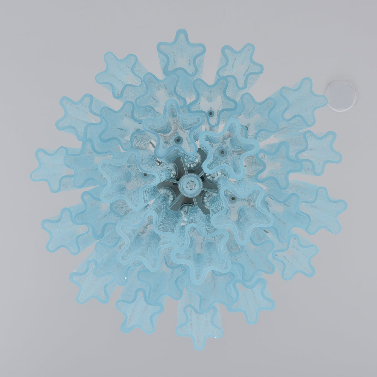 Celys kroonluchter Azzura Murano-glasbuis kustglow