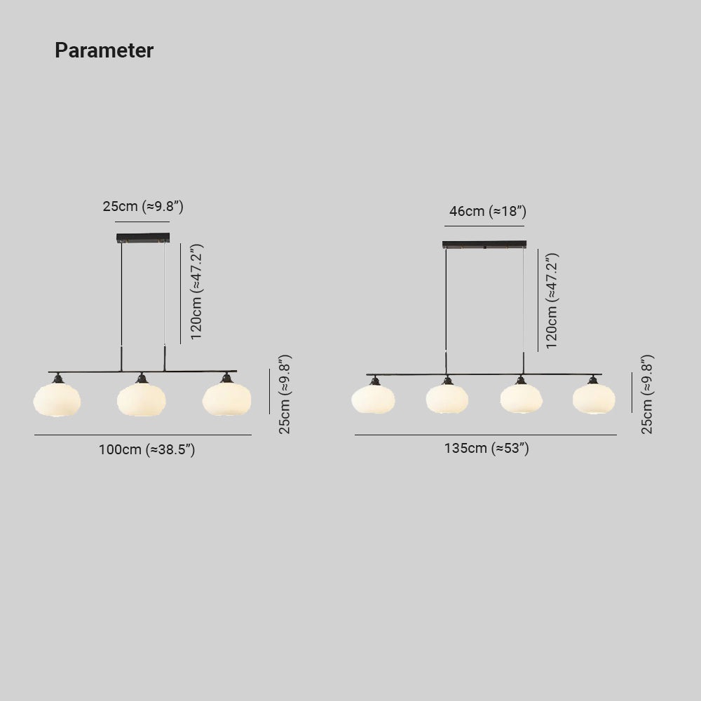 Hailie Retro Grote Plafondlamp Zwart Wit Metaal Woonkamer Keuken