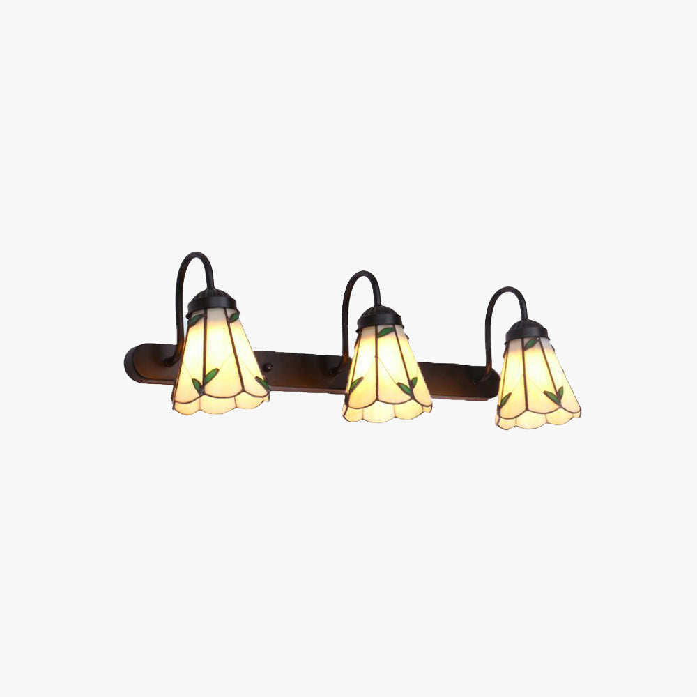 Sirena Vintage Bloemvormige Slaapkamer Wandlampen Metaal Glas