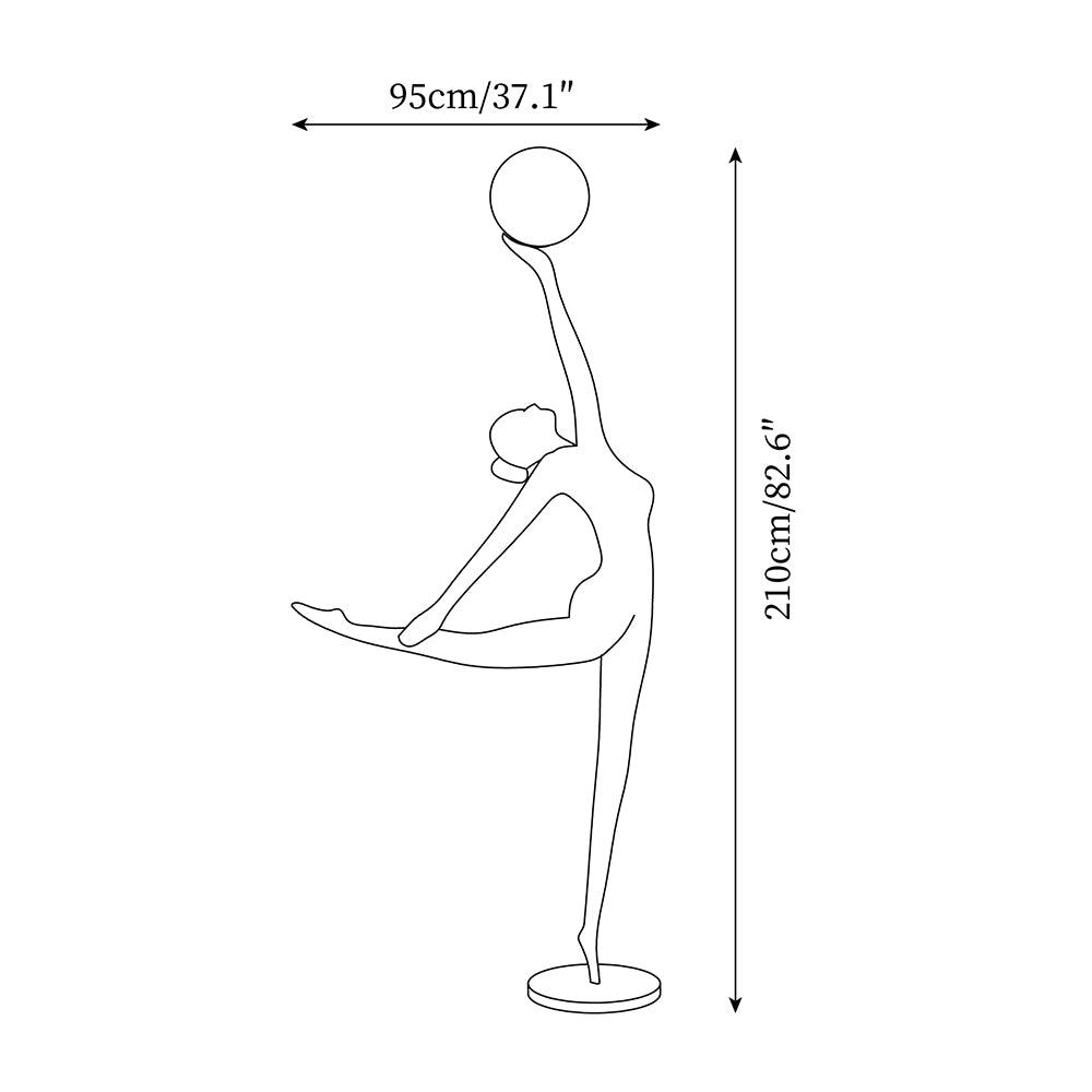 Ballerina vloerlamp