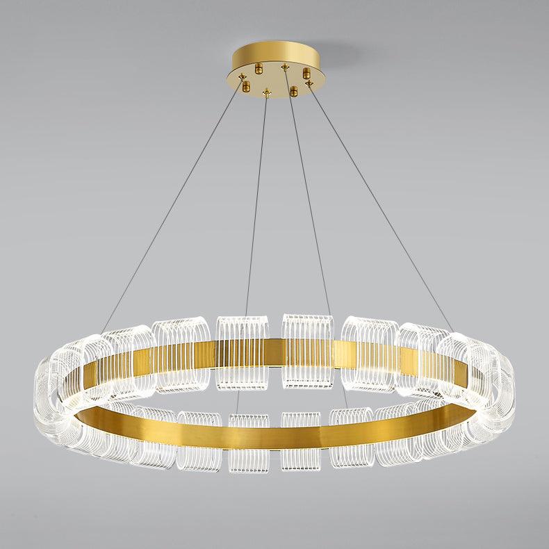 Abrahamson Moderne minimalistische luxe kroonluchter met bangle