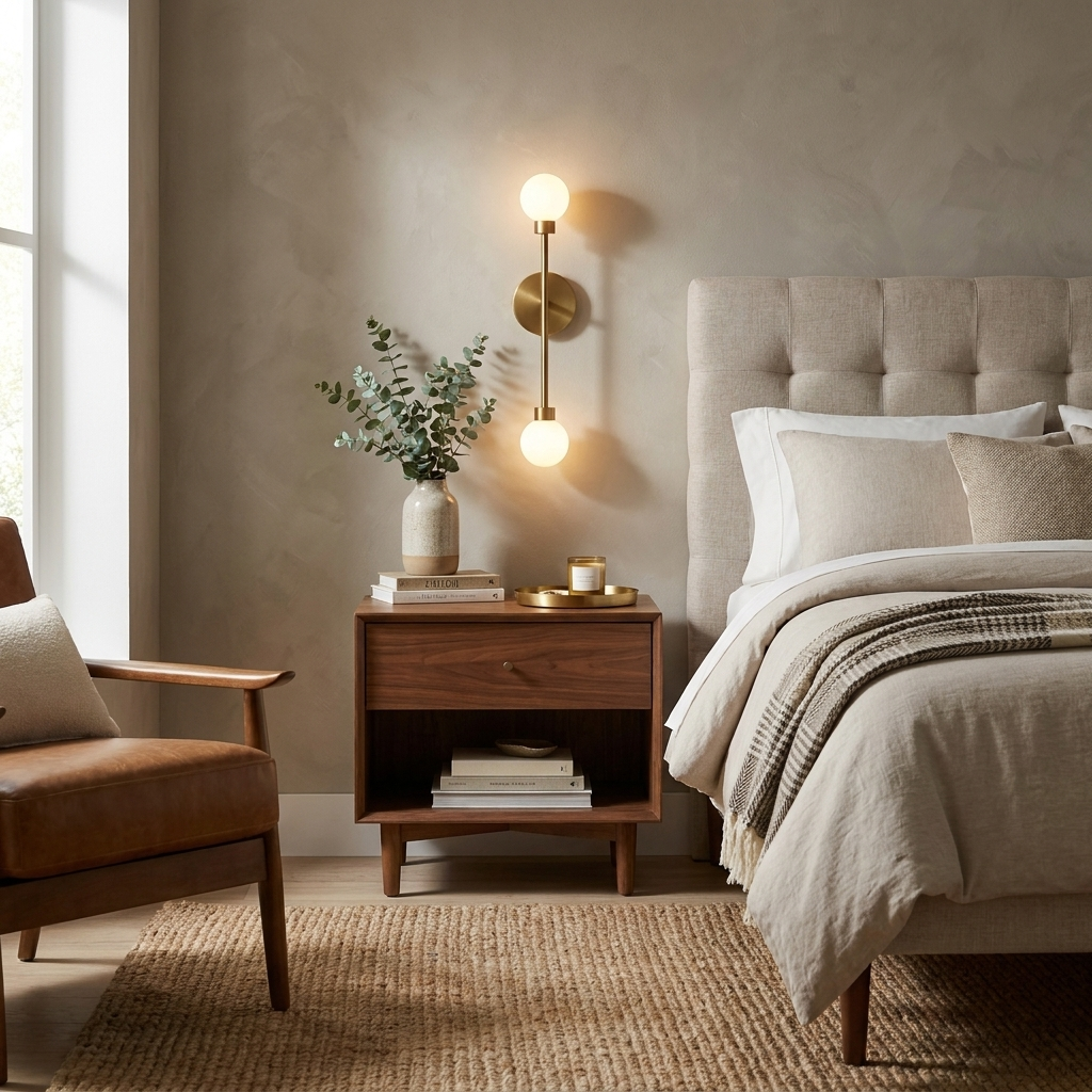 Sedgeford Albasten wandlamp