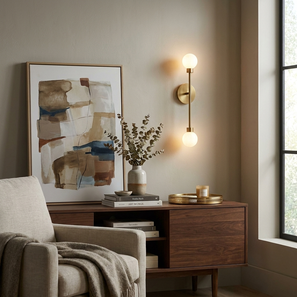 Sedgeford Albasten wandlamp