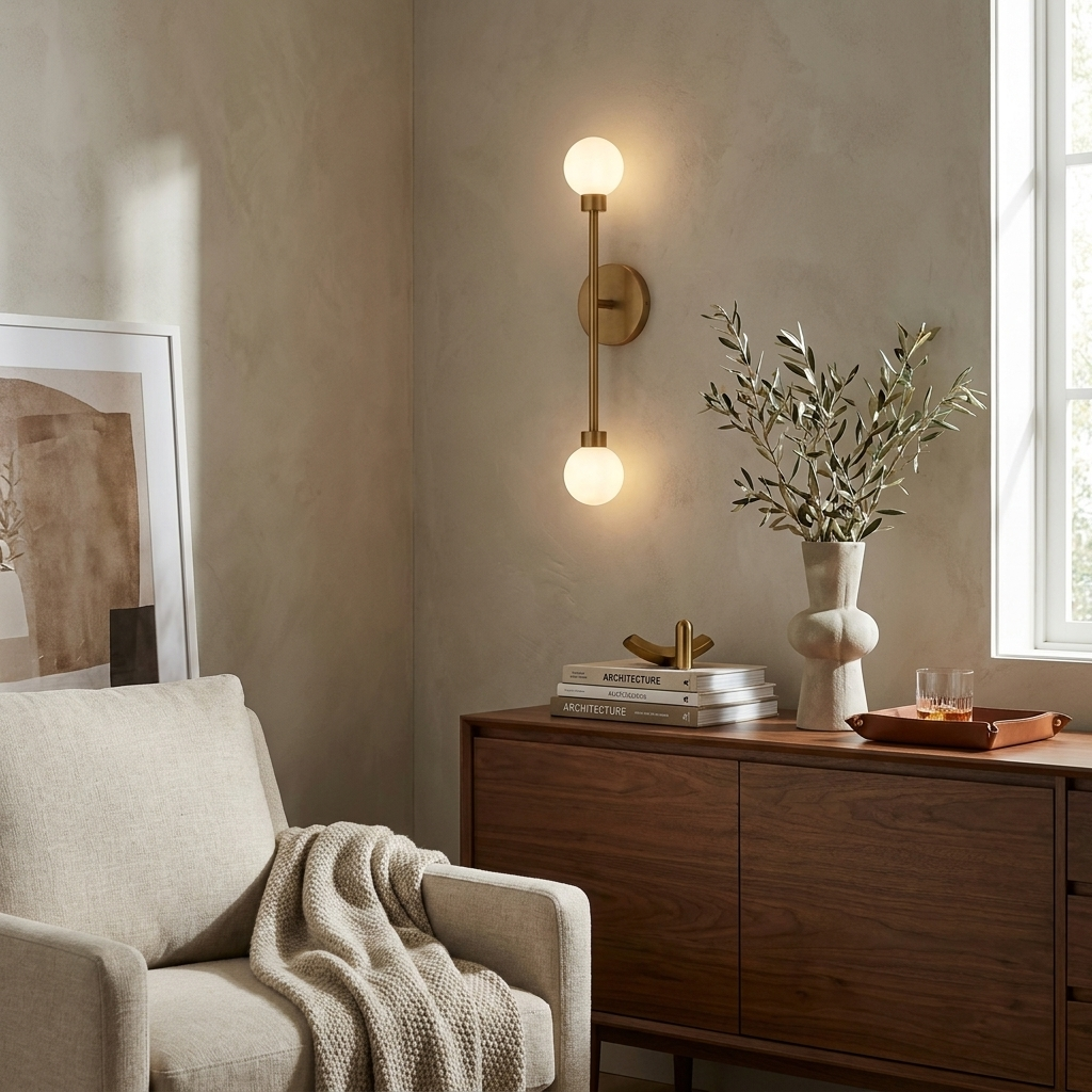 Sedgeford Albasten wandlamp