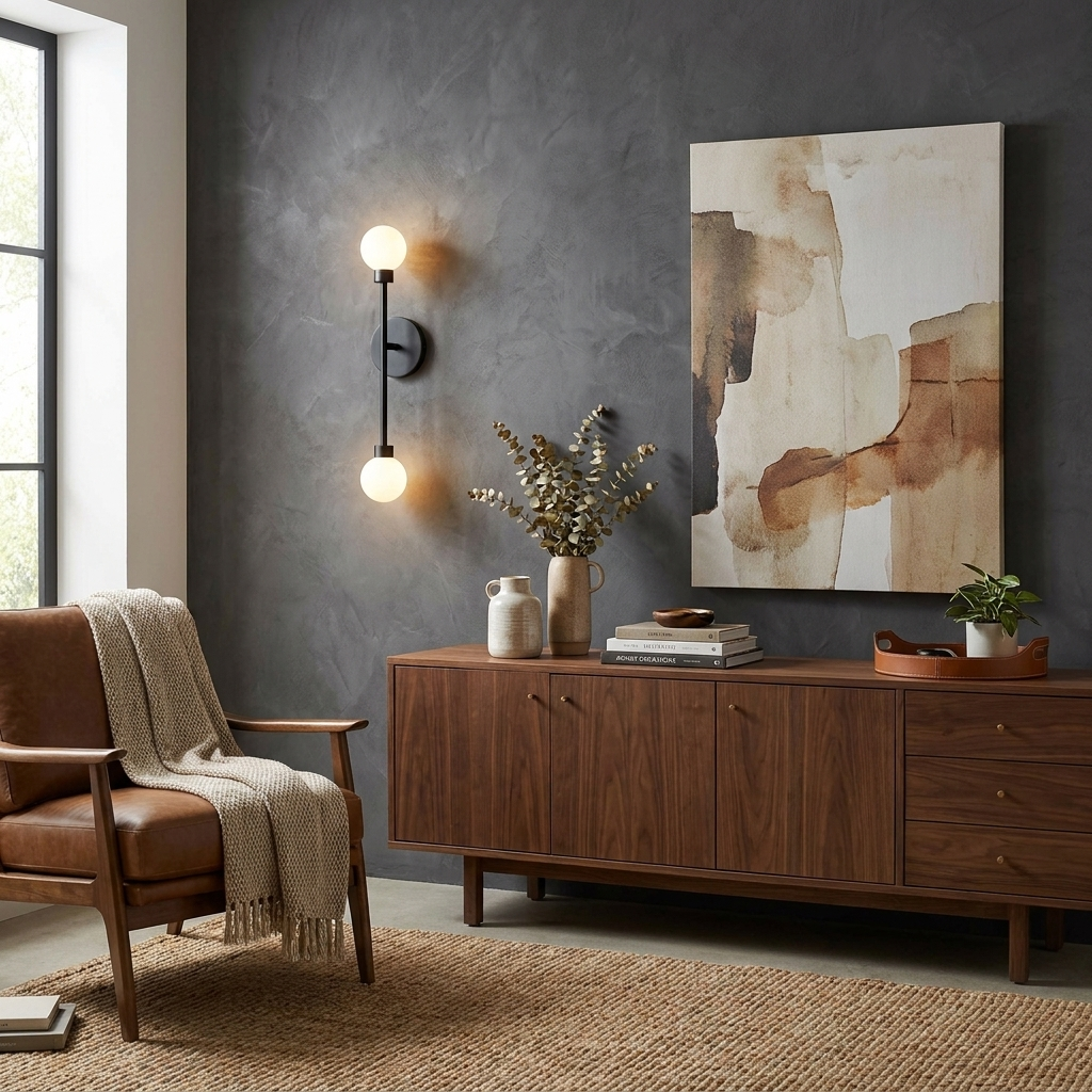 Sedgeford Albasten wandlamp