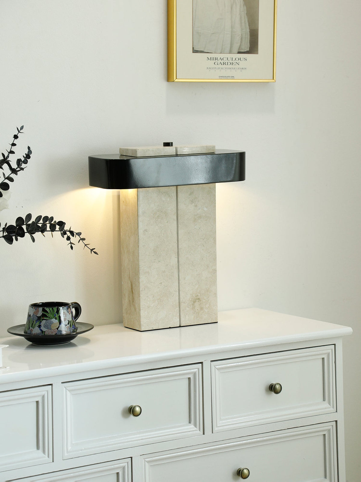 Abram Moderne tafellamp van marmer