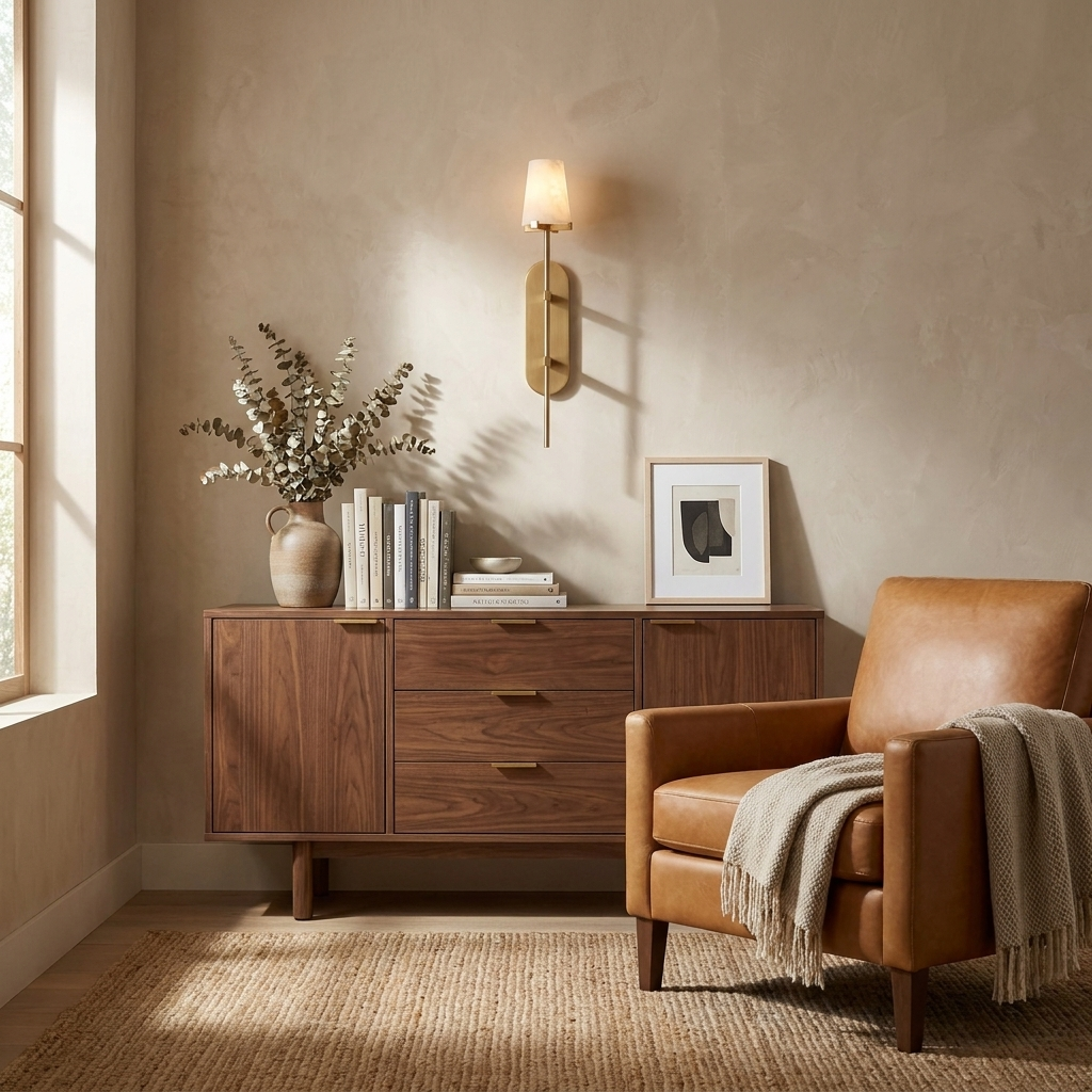 Bexcombe Albasten wandlamp