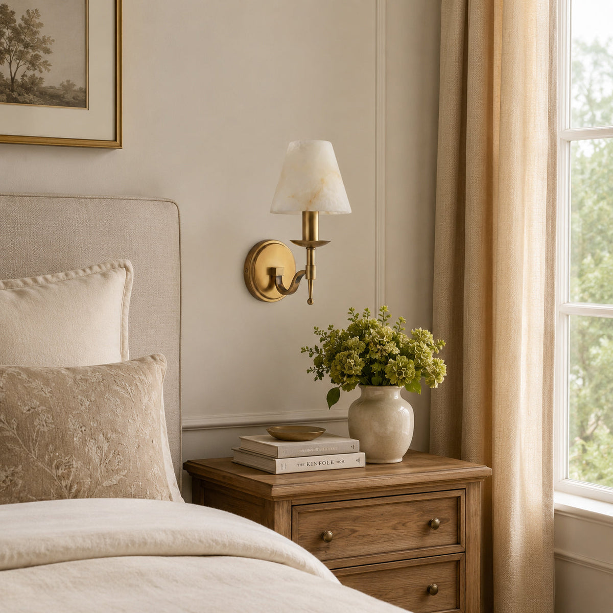 Opal wandlamp