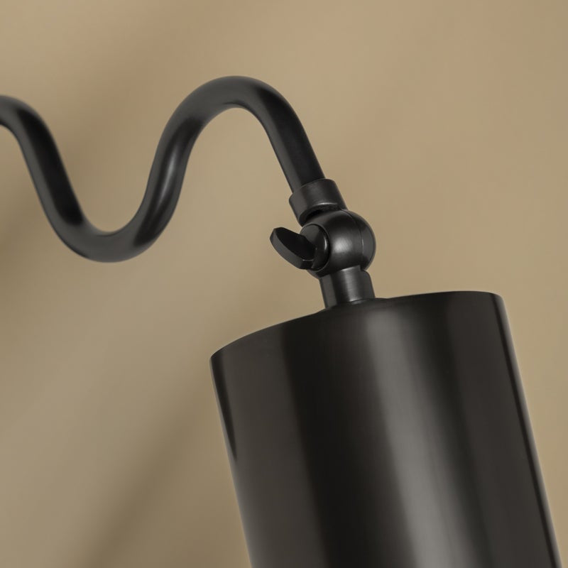 Vatnuvyu moderne minimalistische wandlamp met stoffen kap en metalen behuizing
