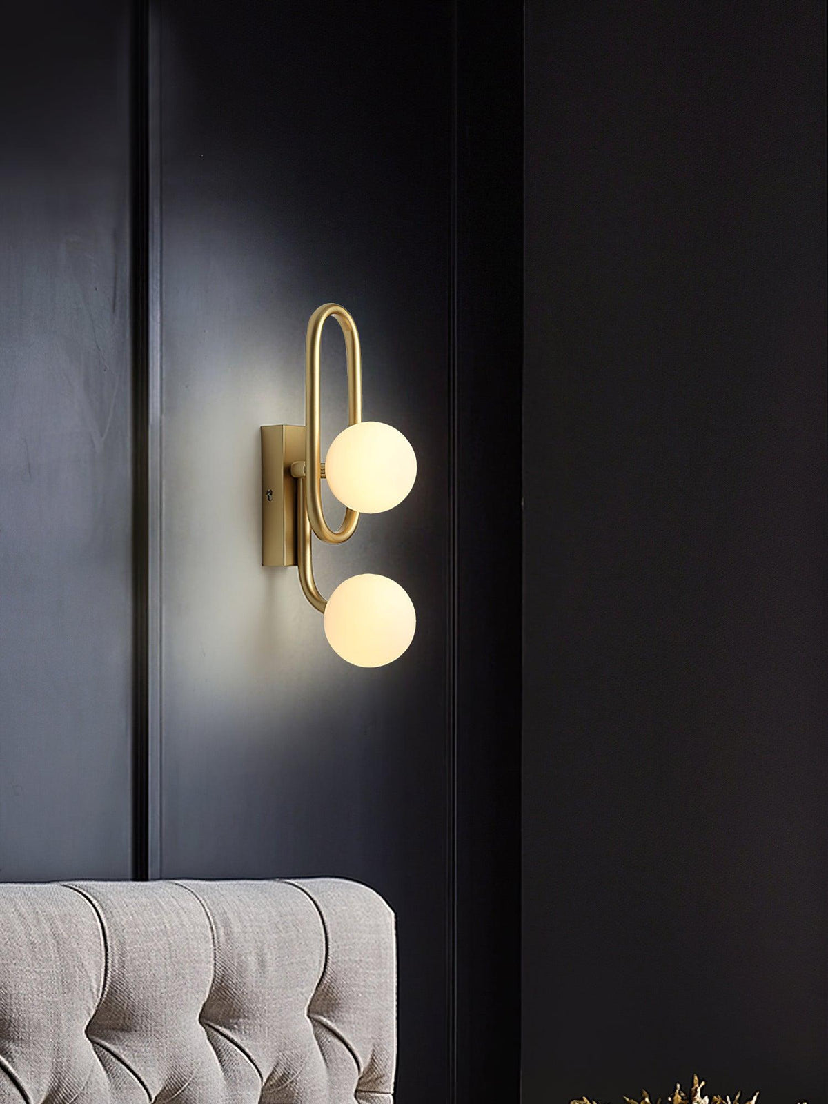 Alphaia Moderne minimalistische wandlamp van glas