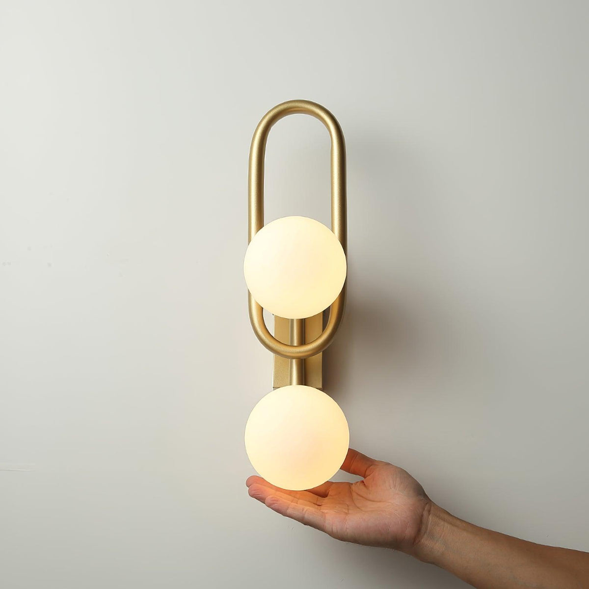 Alphaia Moderne minimalistische wandlamp van glas