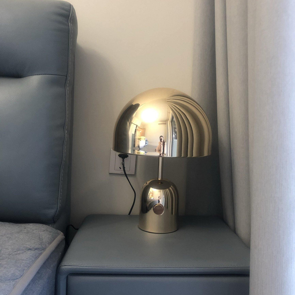 Ames luxe tafellamp in chrome