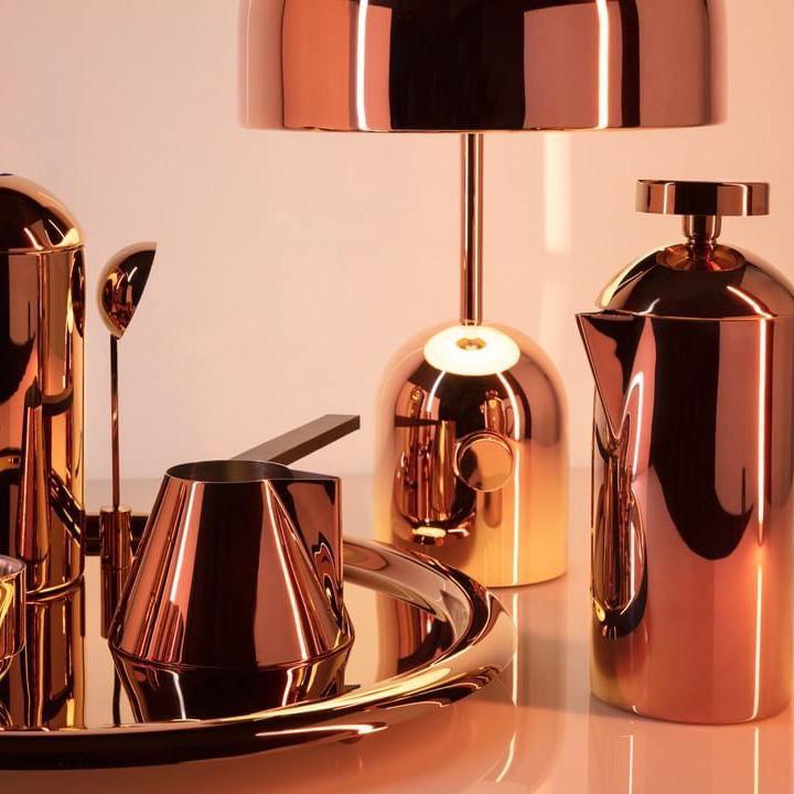 Ames luxe tafellamp in chrome