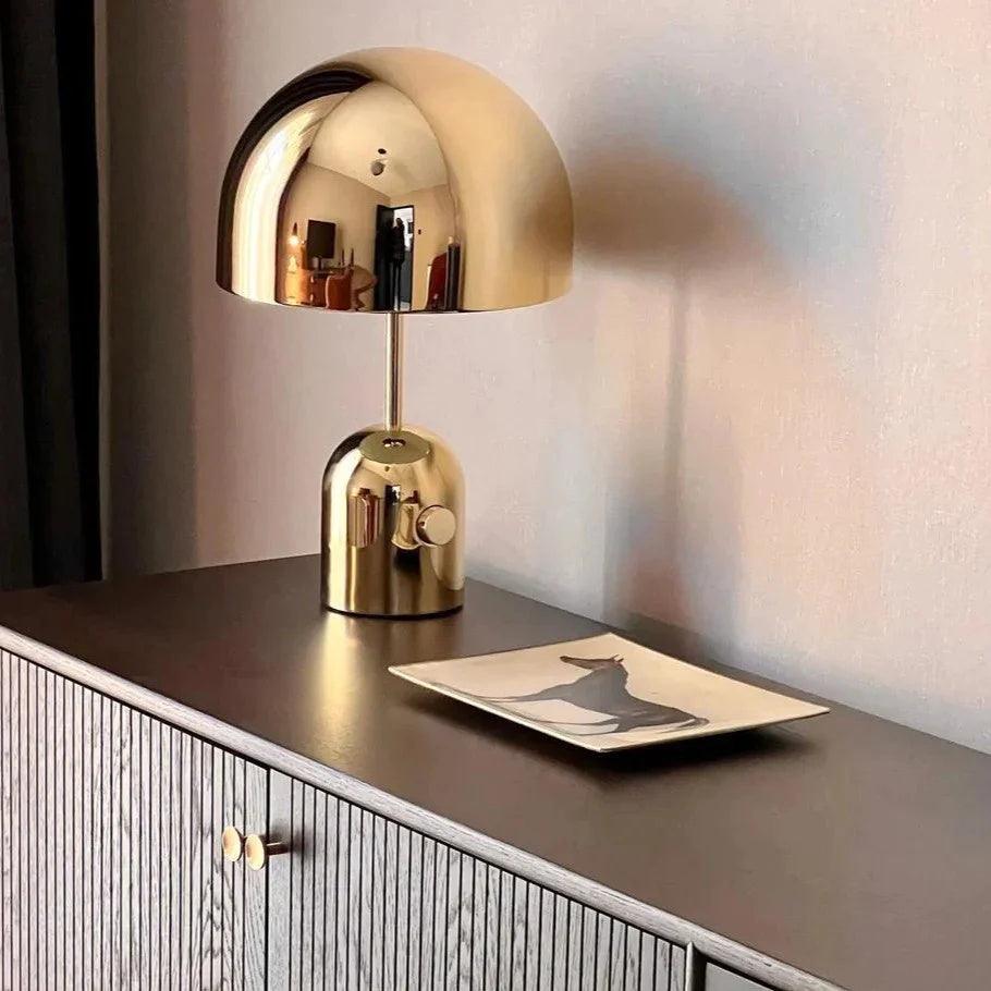 Ames luxe tafellamp in chrome