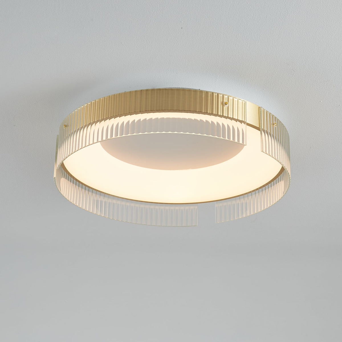 Ovenaris modern Minimalistisch Messing Plafondlamp