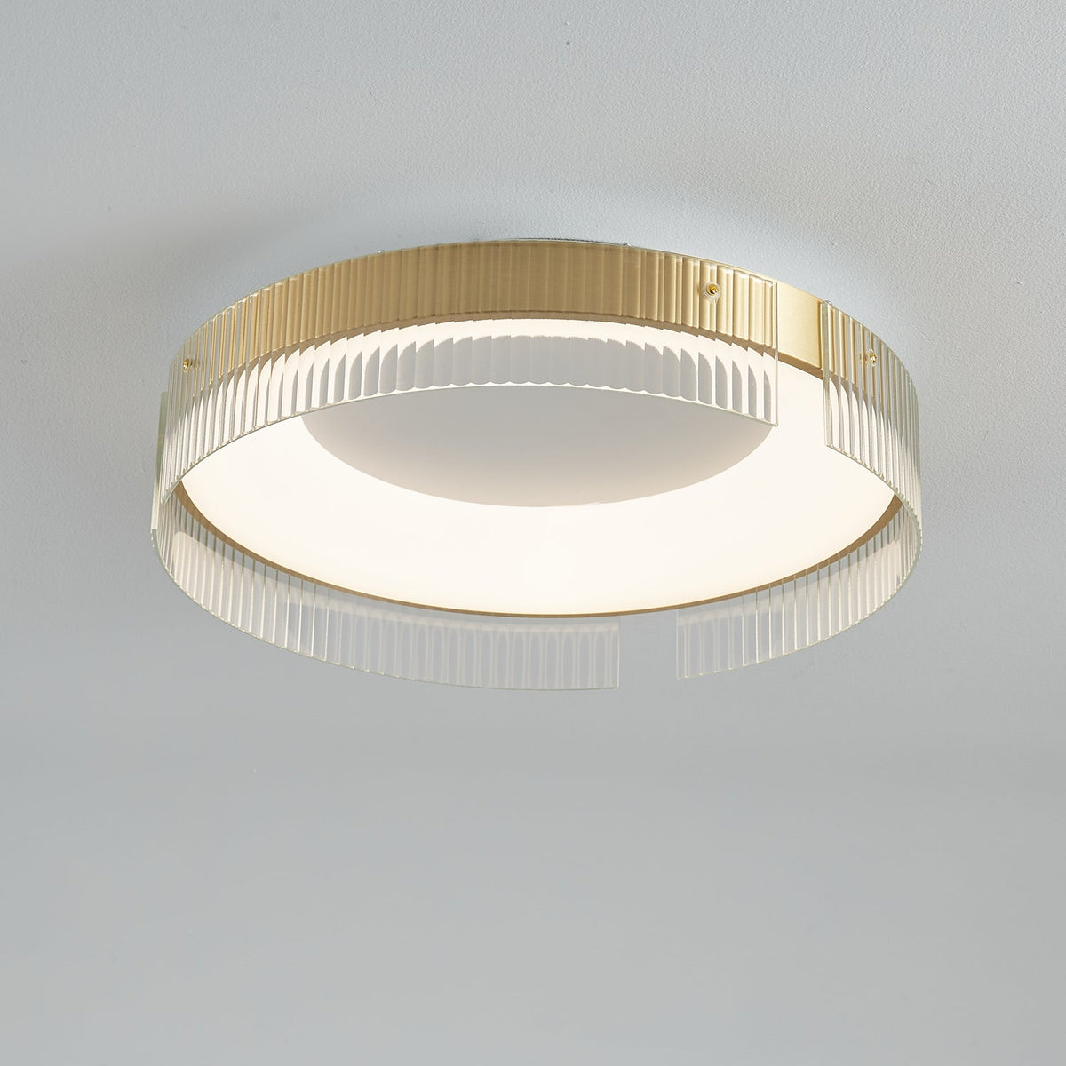 Ovenaris modern Minimalistisch Messing Plafondlamp