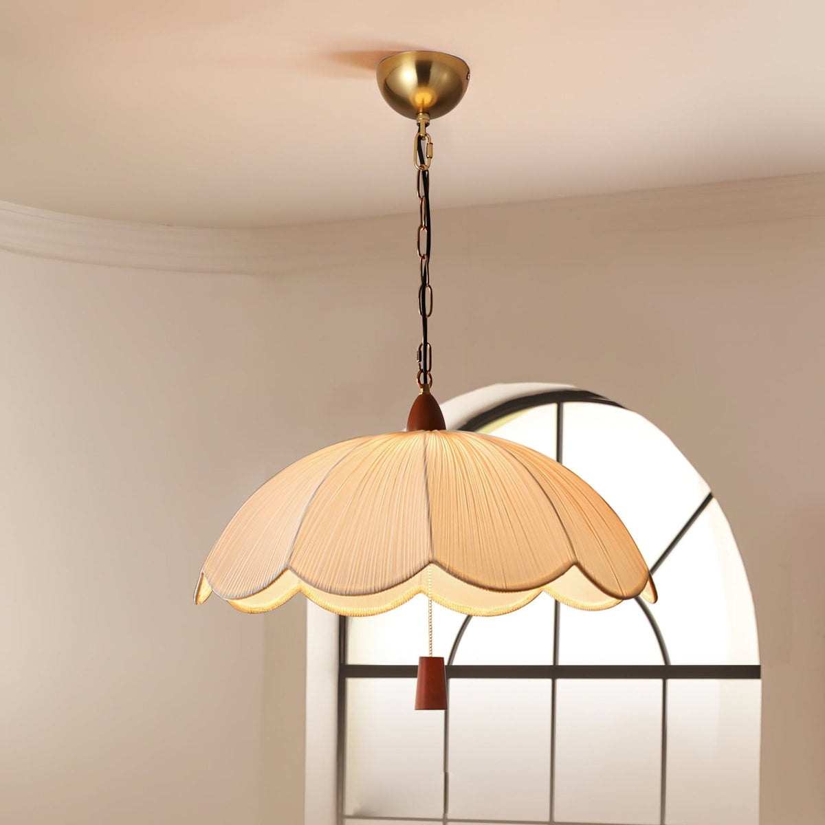 Vephael Art Nouveau hanglamp met kleurstof