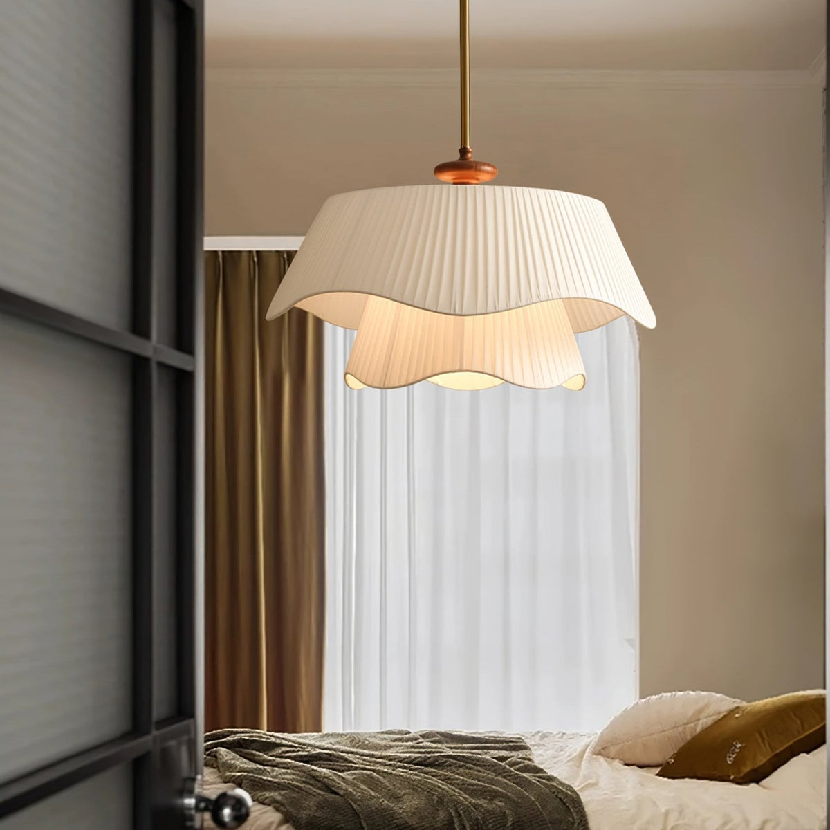 Novenq Premium elegantie hanglamp van walnoothout
