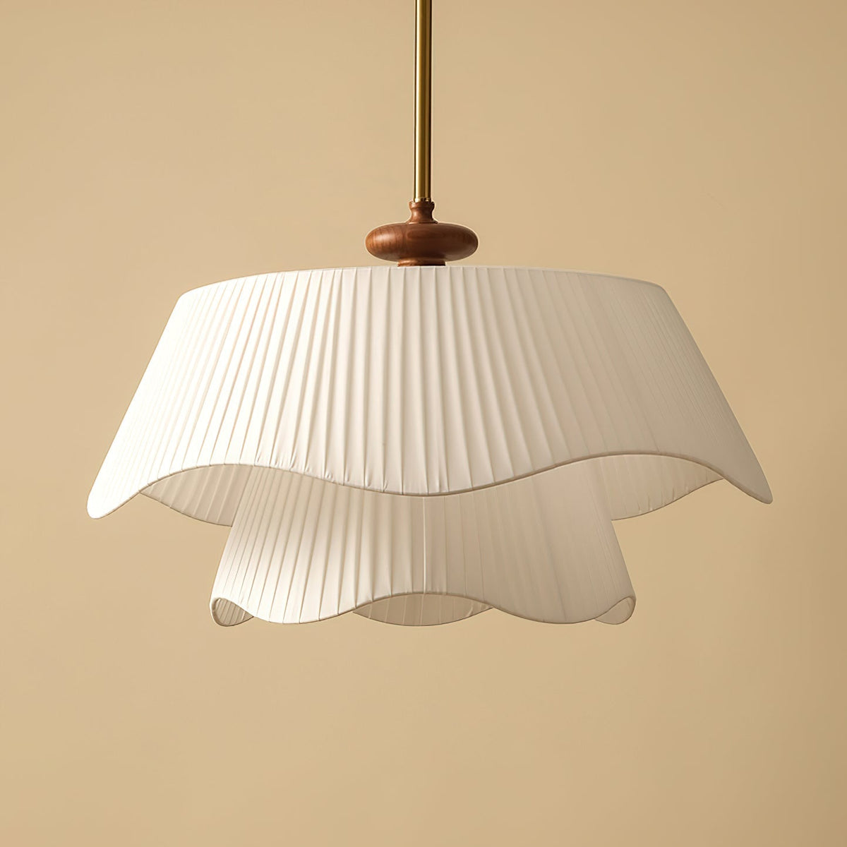 Novenq Premium elegantie hanglamp van walnoothout