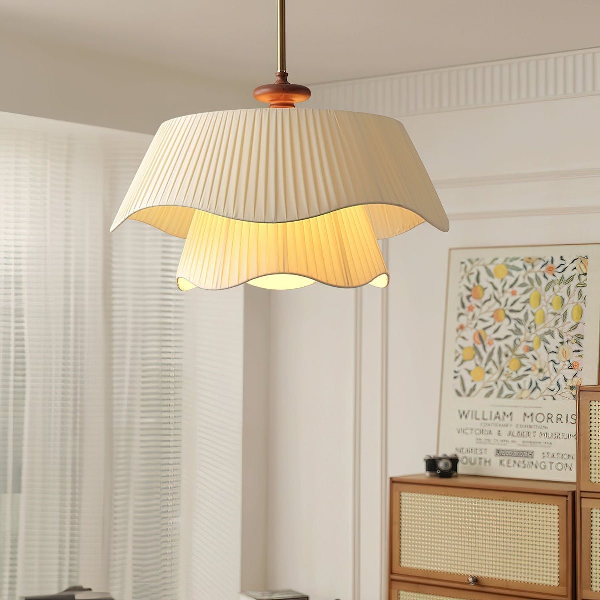 Novenq Premium elegantie hanglamp van walnoothout
