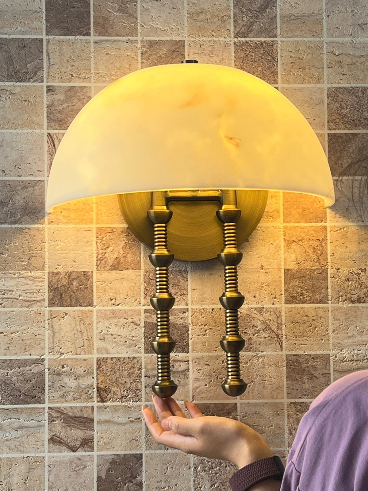 Bellini albasten wandlamp