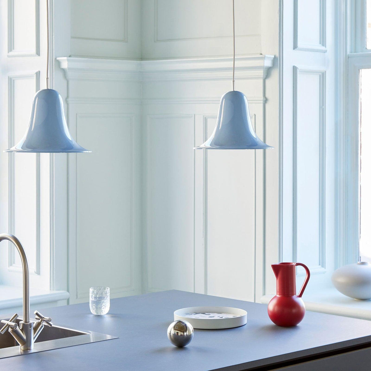 Nevin Minimalistische hanglamp met klokkenkap
