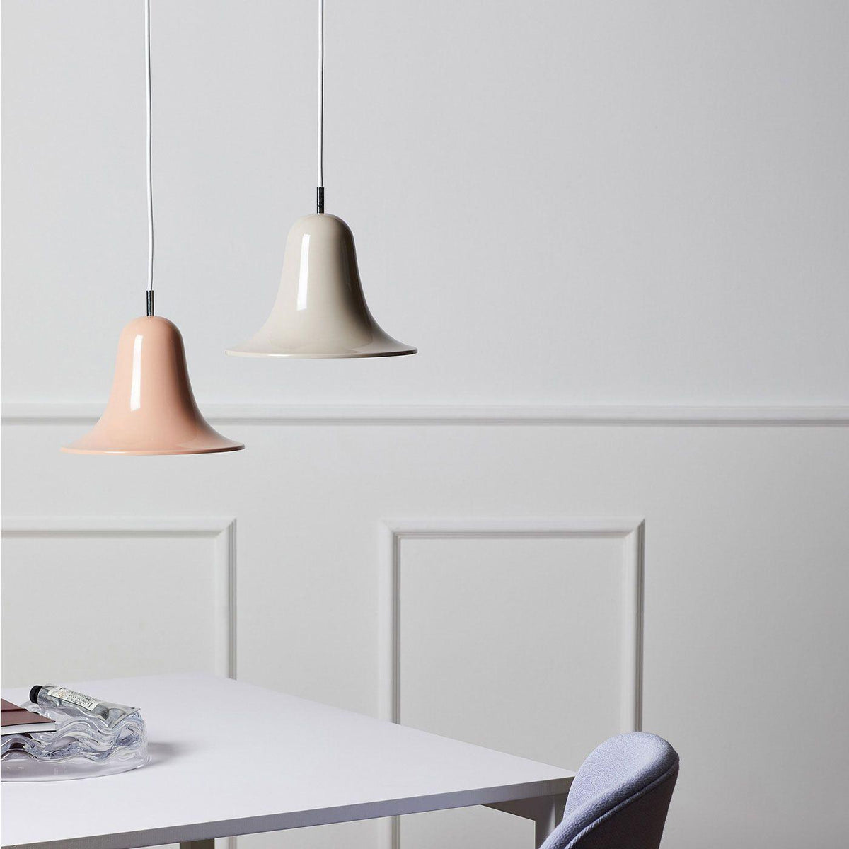 Nevin Minimalistische hanglamp met klokkenkap