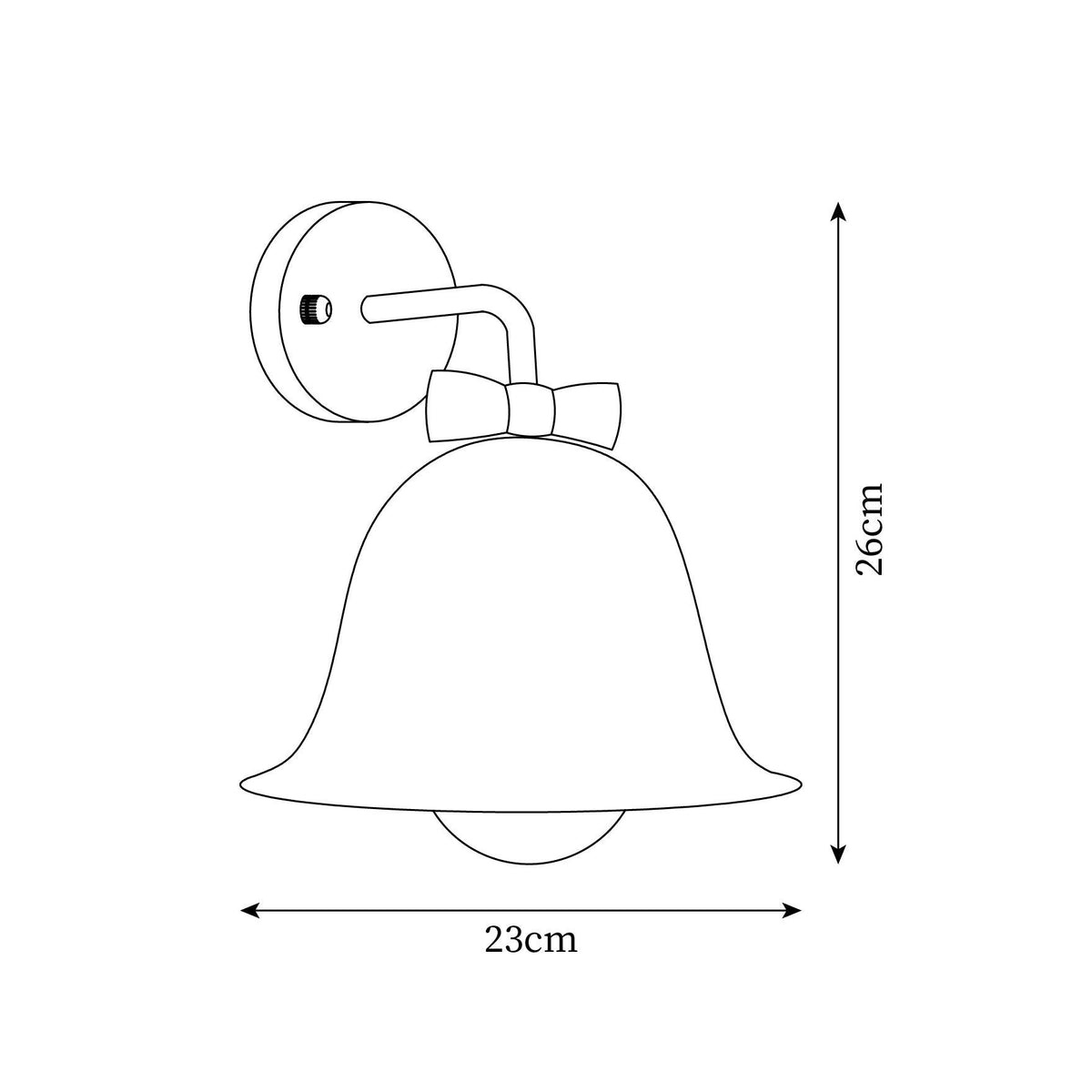 Bells wandlamp