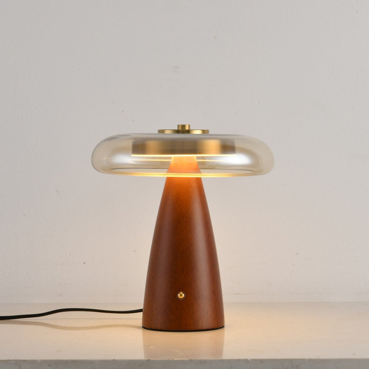 Mushroom Retro-glas tafellamp