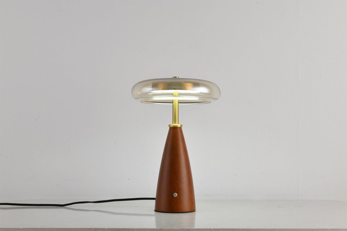 Mushroom Retro-glas tafellamp