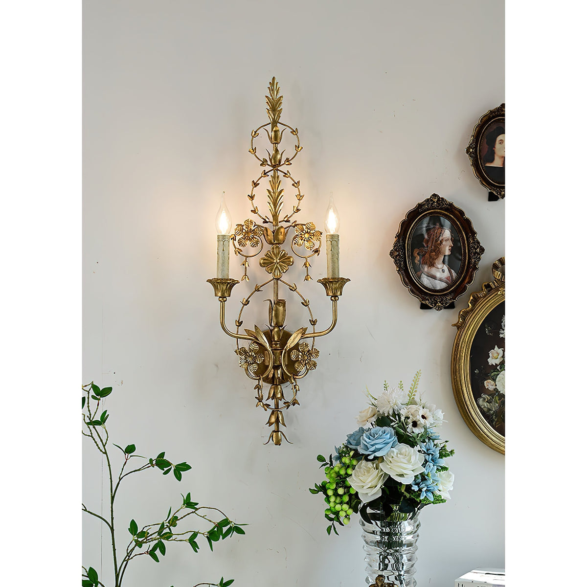 Aevuvyu Premium Vintage Industriële wandlamp van metaal