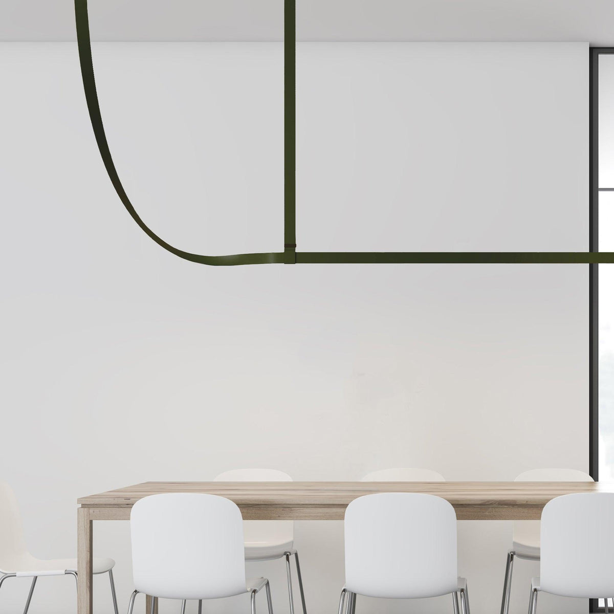 Zaleth Moderne hanglamp van leer