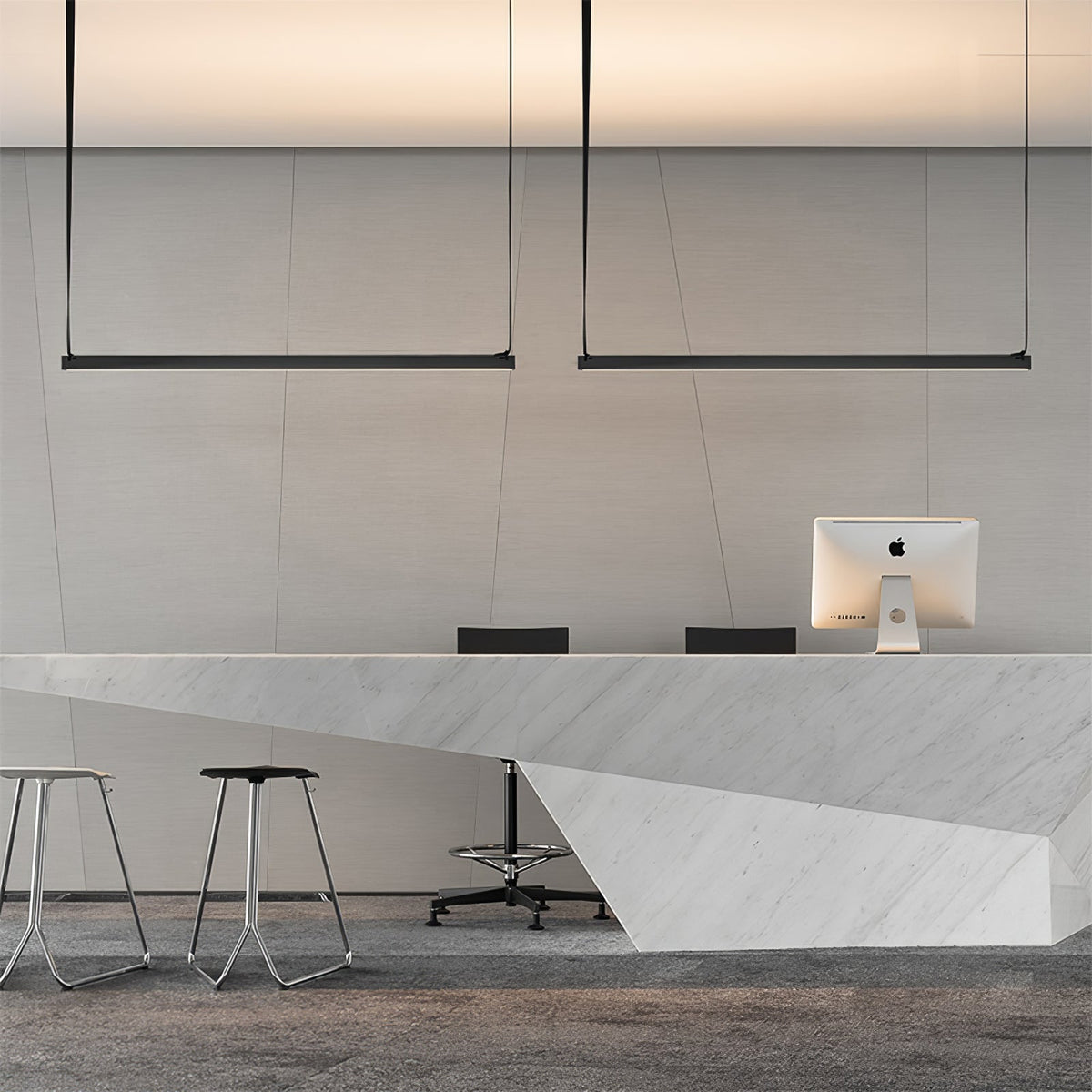 Gideon Minimalistische hanglamp met lineaire vormgeving