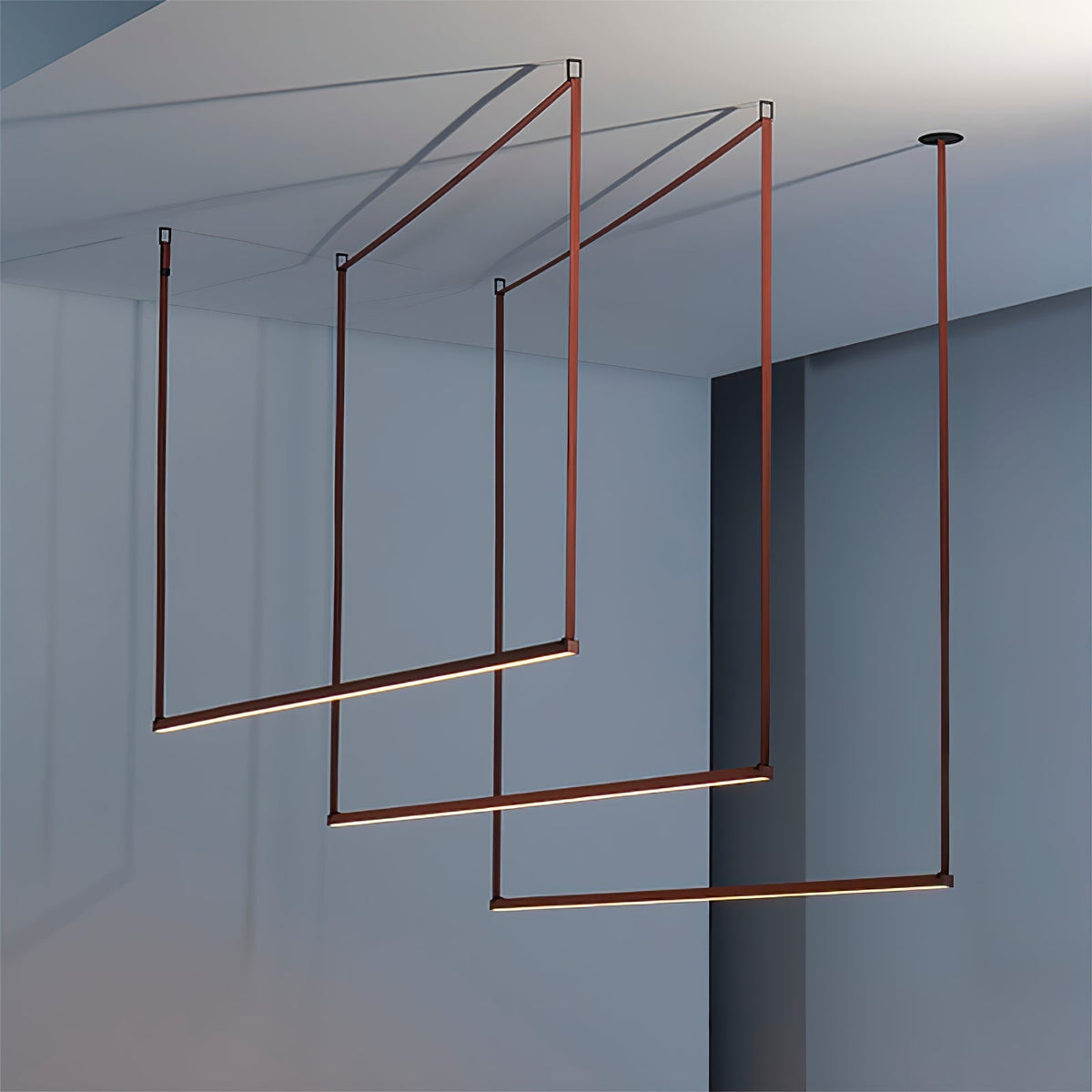 Gideon Minimalistische hanglamp met lineaire vormgeving