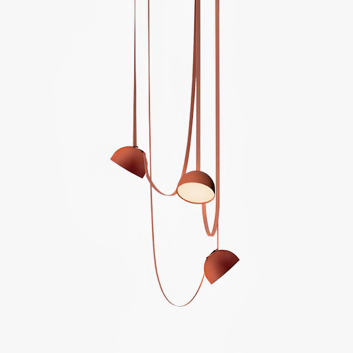 Elarok Moderne minimalistische combinatie hanglamp van leer