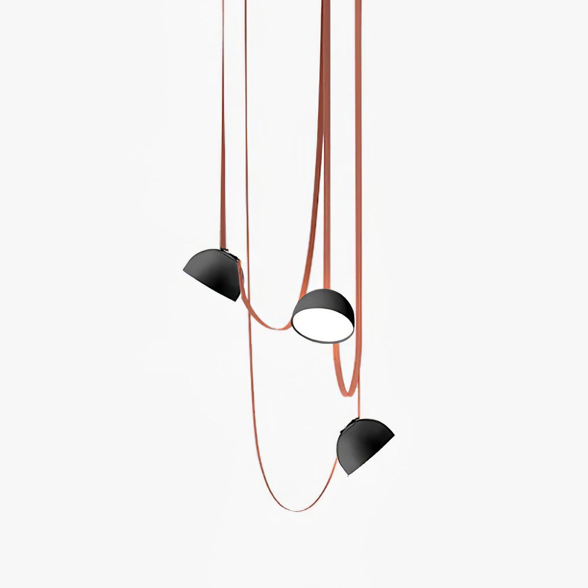 Elarok Moderne minimalistische combinatie hanglamp van leer