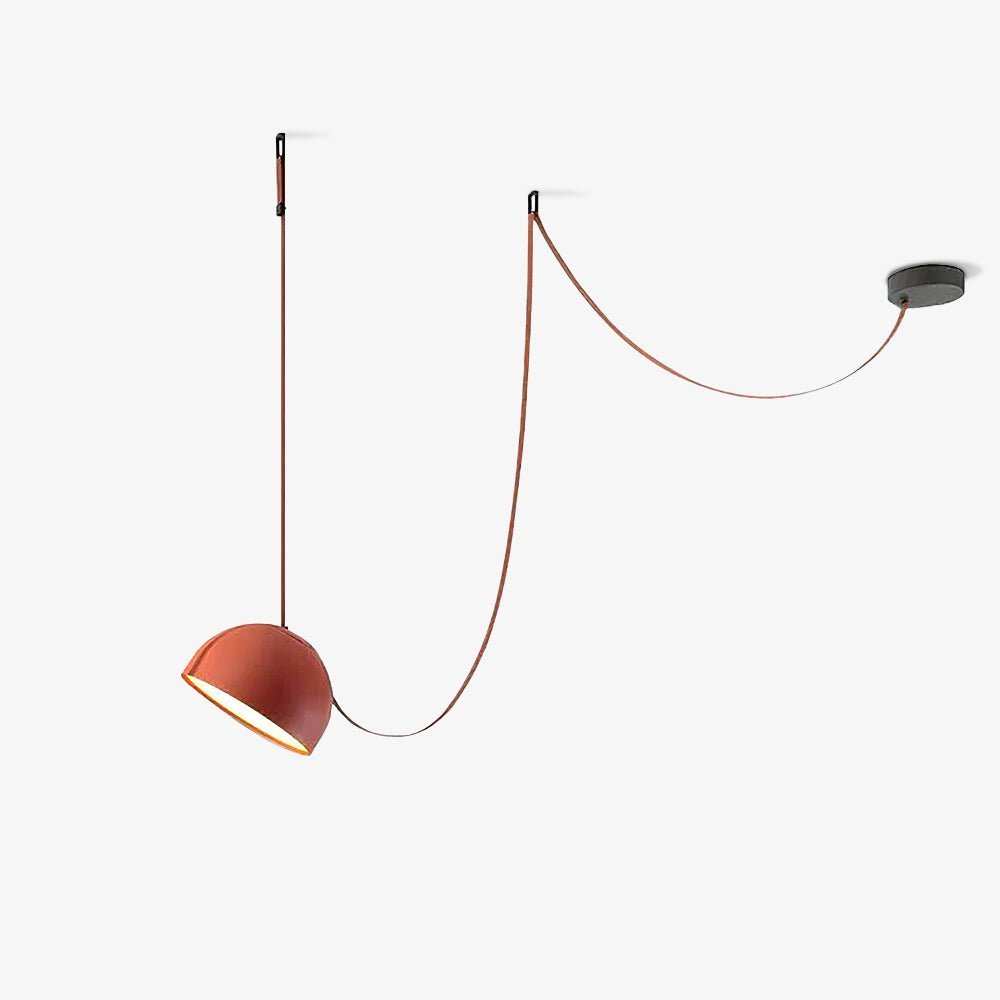 Elarok Moderne minimalistische combinatie hanglamp van leer