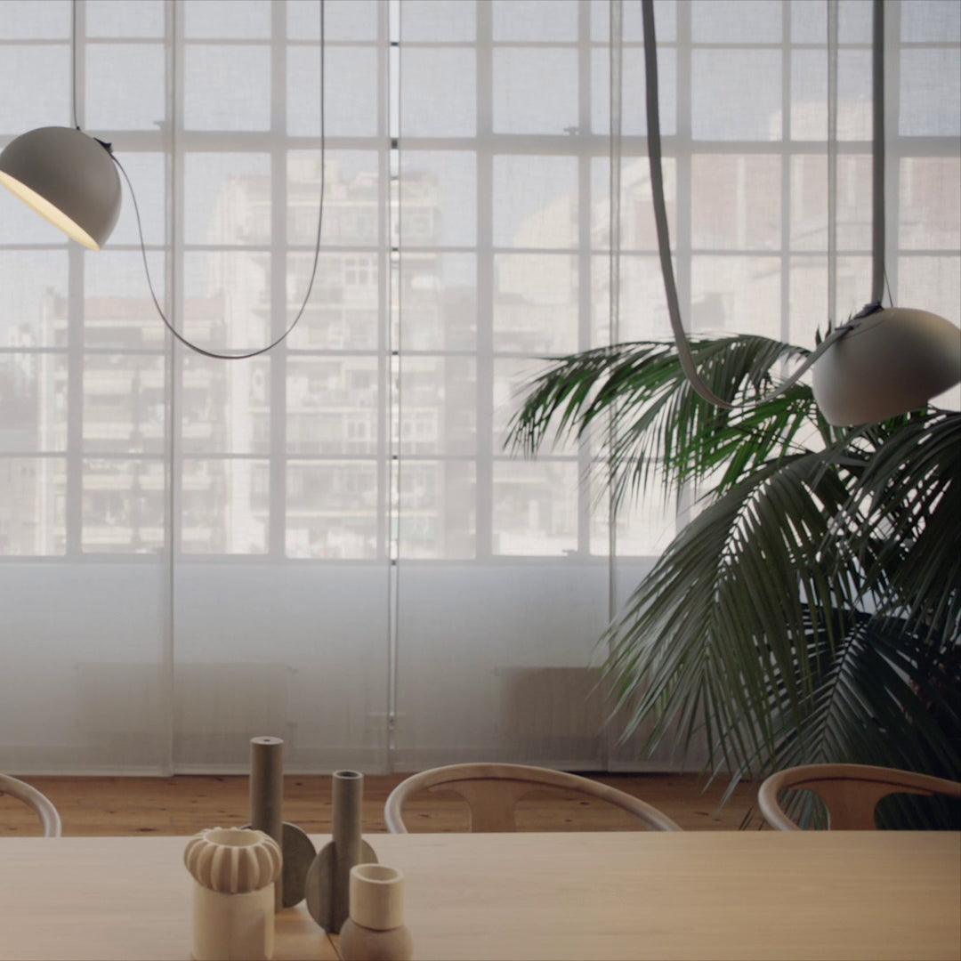 Elarok Moderne minimalistische combinatie hanglamp van leer