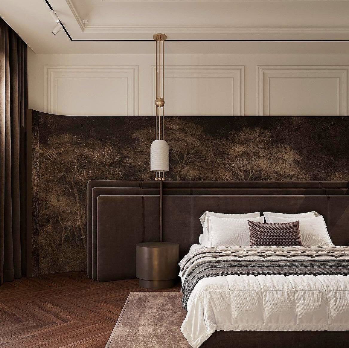 Qir Traditionele Elegante hanglamp van glas