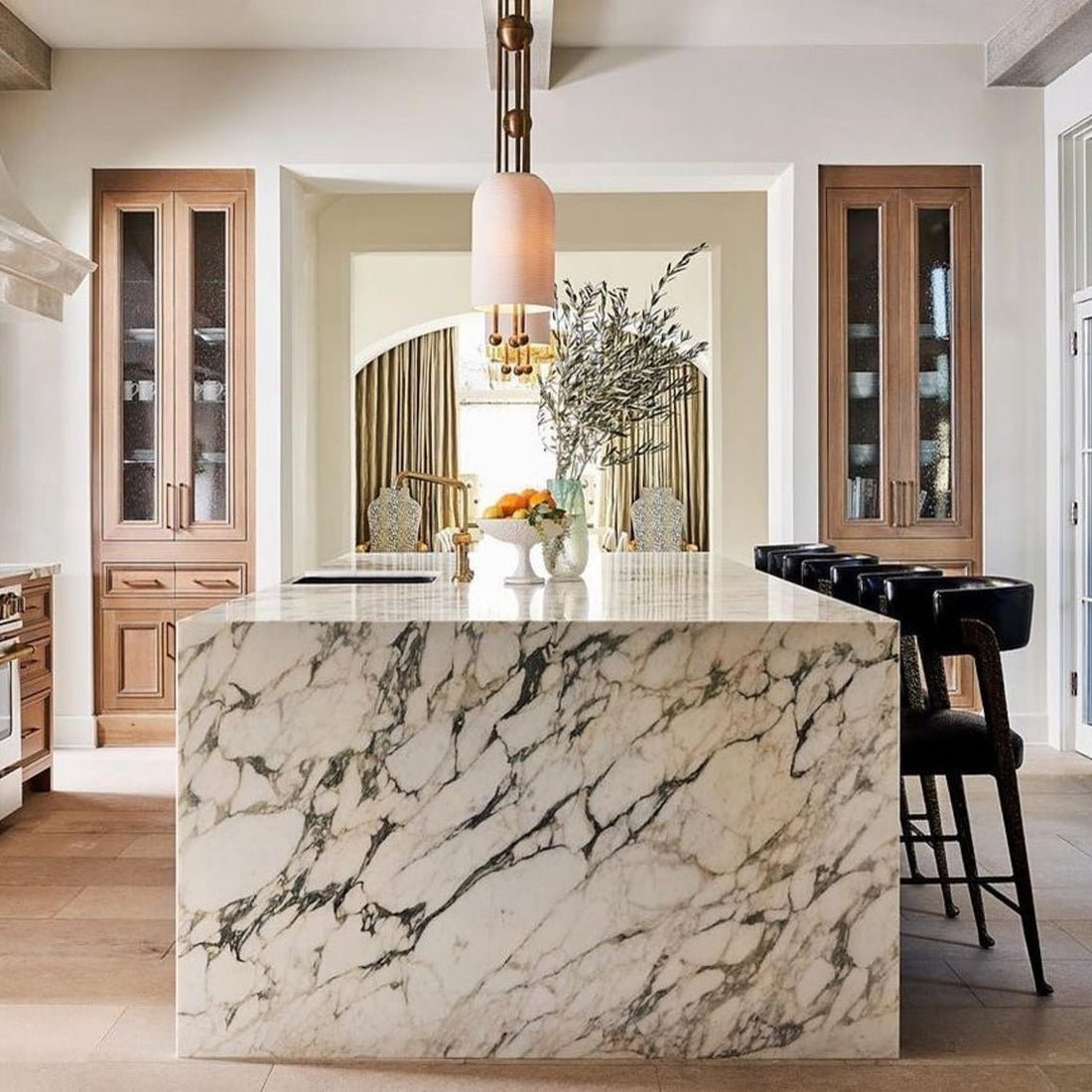 Qir Traditionele Elegante hanglamp van glas
