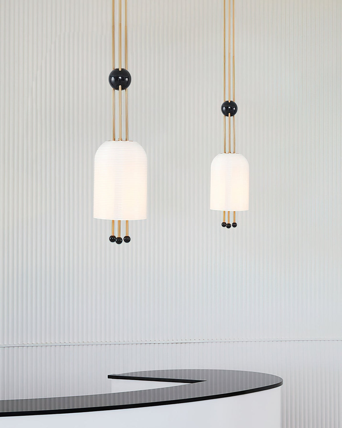 Qir Traditionele Elegante hanglamp van glas