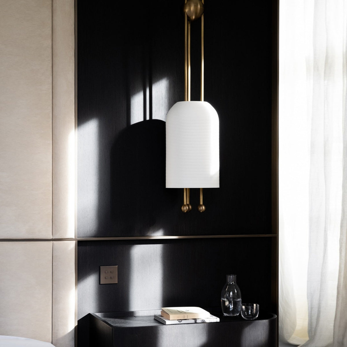 Qir Traditionele Elegante hanglamp van glas