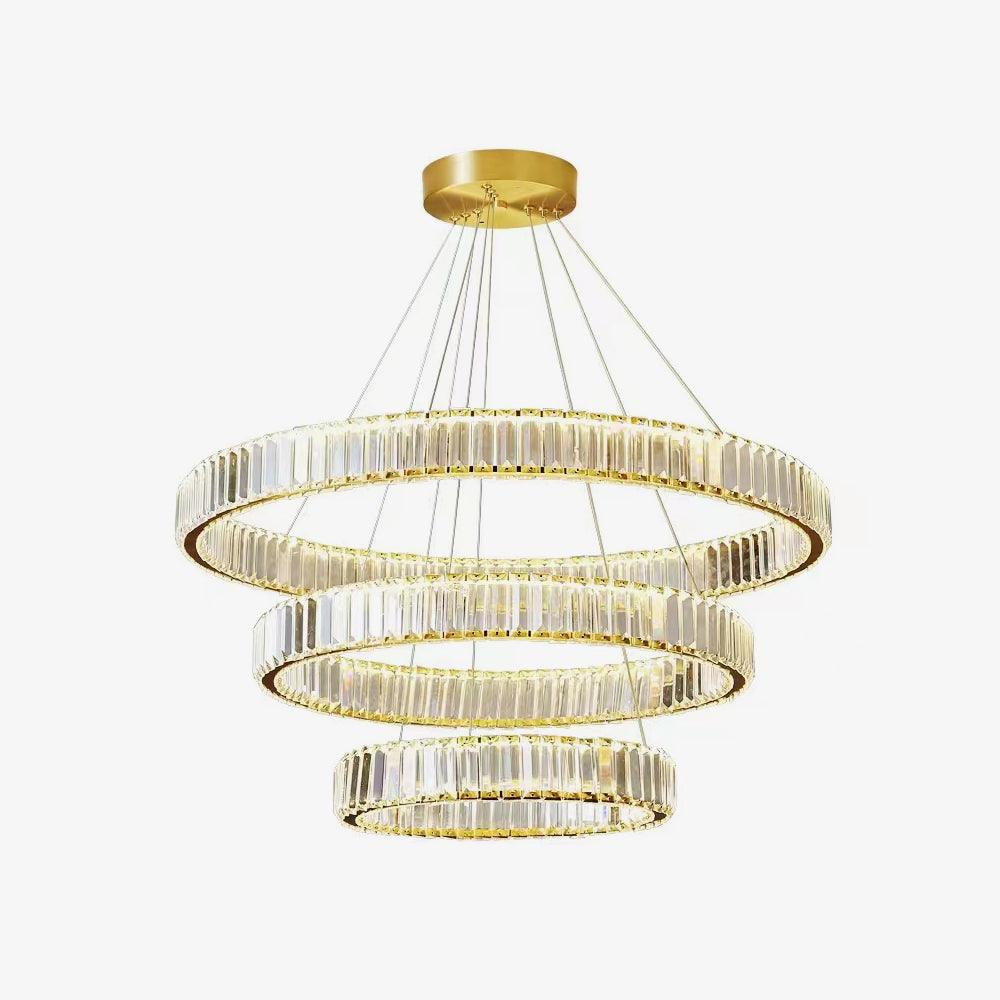 Cyrirelle Kroonluchter Goud Kristal ring