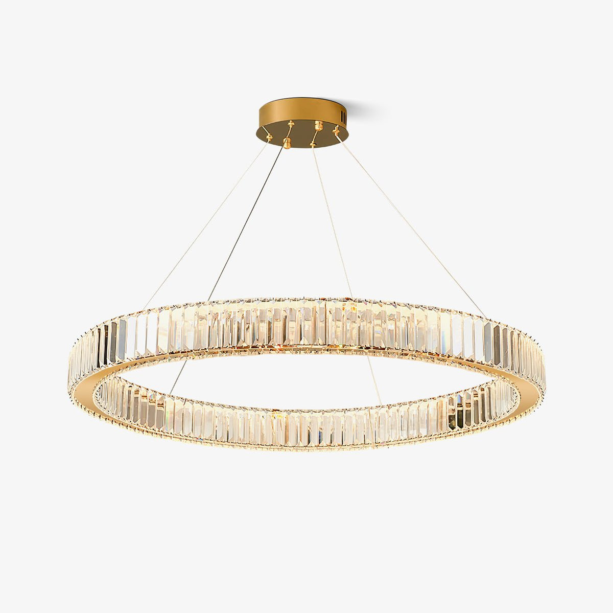 Cyrirelle Kroonluchter Goud Kristal ring
