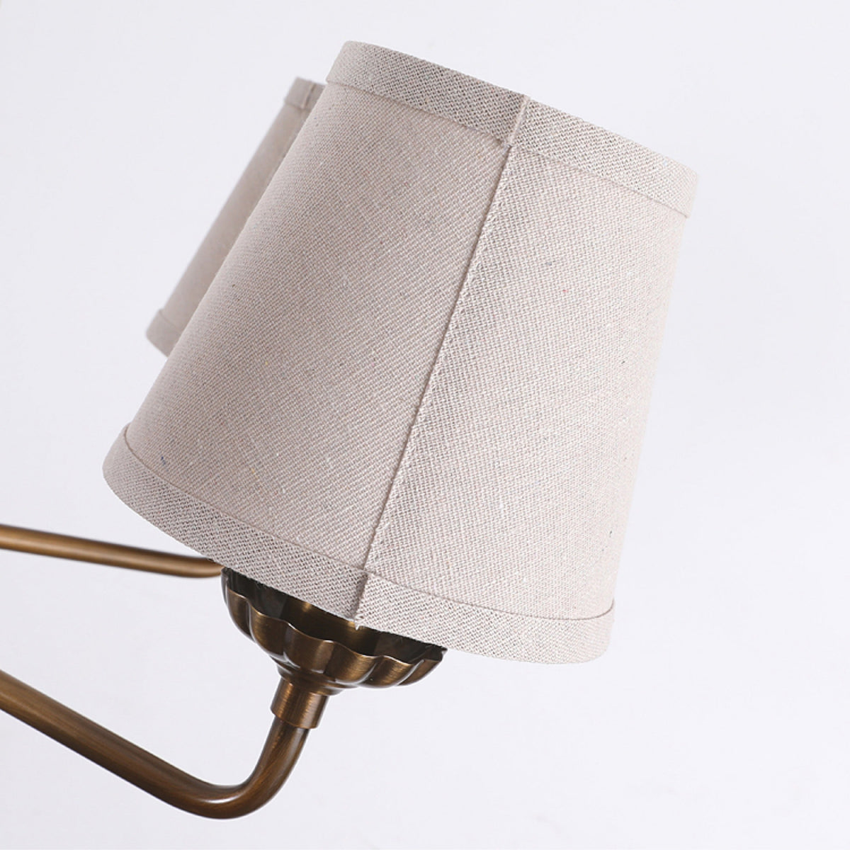 Gloruvyh Vintage Industrial stoffen metaal kroonluchter
