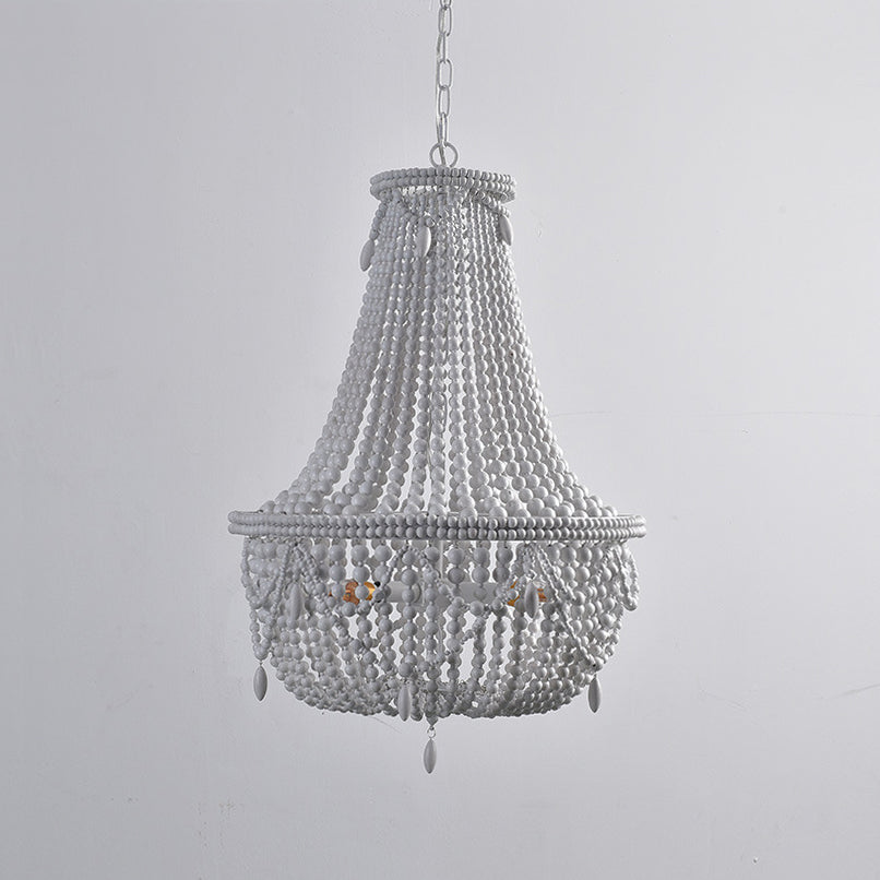 Eirikuvyu Postmodern luxe Bead Metal hout Kroonluchter
