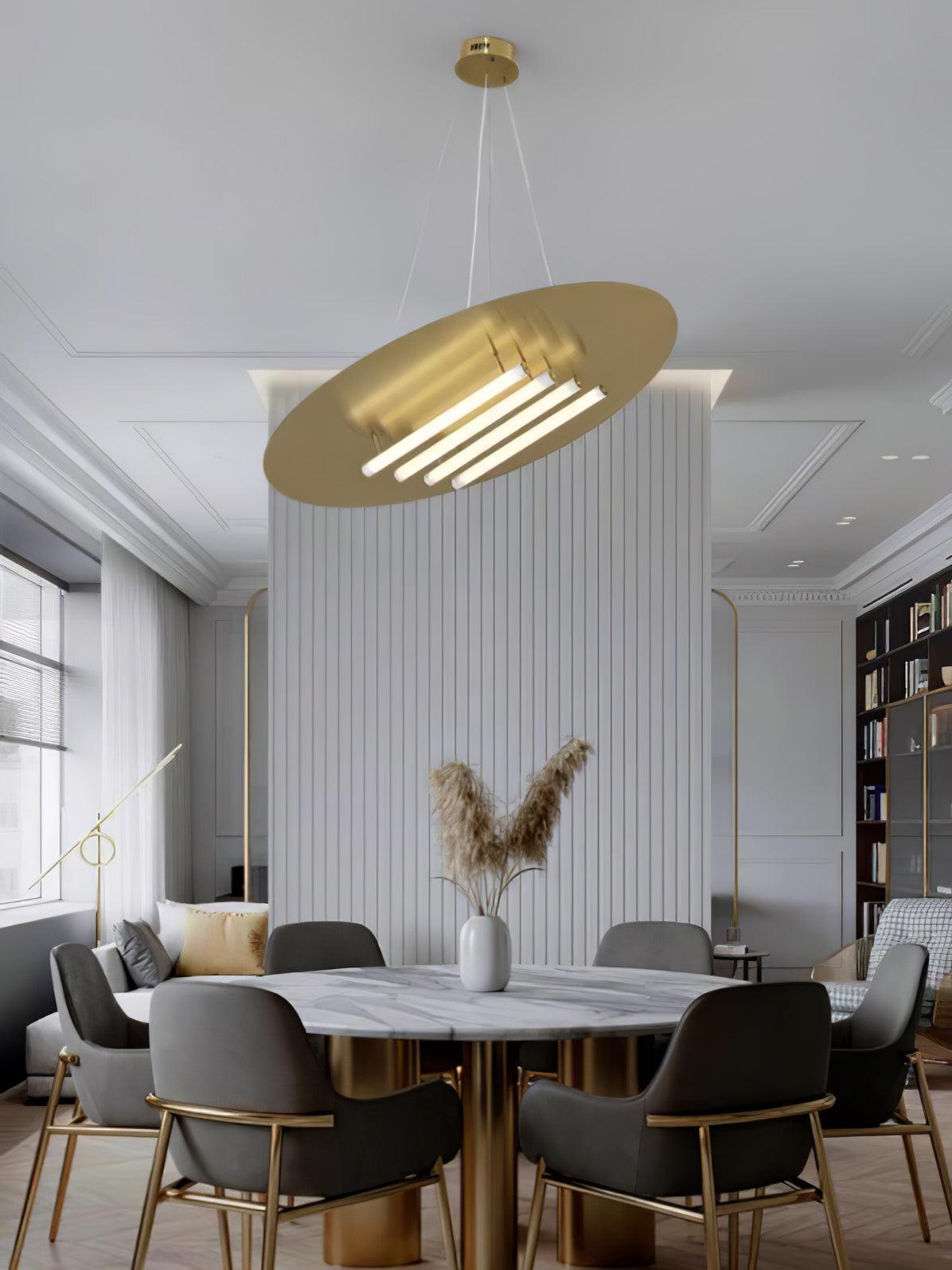 Mirueria moderne hanglamp in goudkleurige afwerking