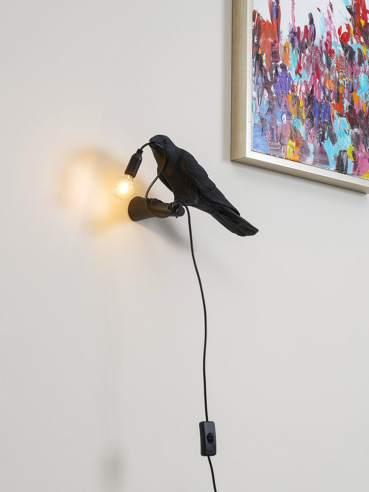 Tirixel hars Whimsical wandlamp