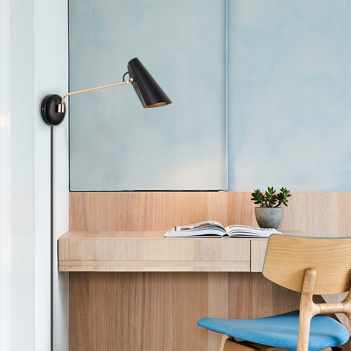 Faelix elegantie Birdy met stekker wandlamp