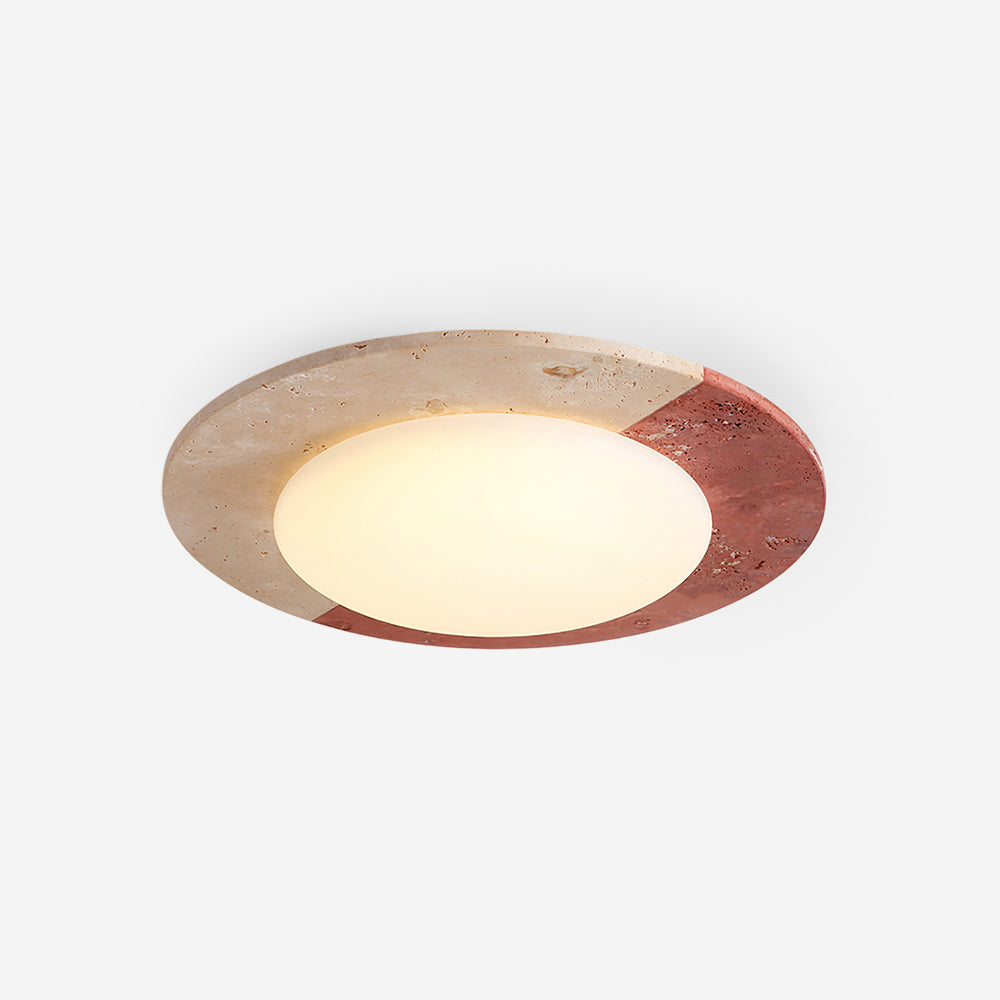 Plafondlamp travertin